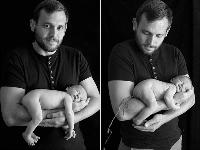 Фотосессии с младенцами, которые должны были всех умилять, но получилось иначе