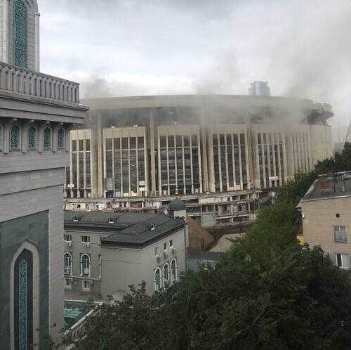 В Москве взрывают спорткомплекс «Олимпийский»