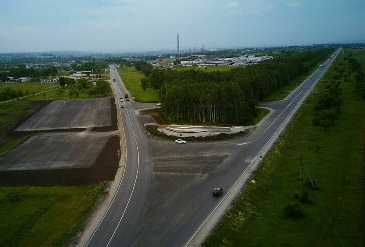 После ремонта открыли Северный въезд в Белово в Кемеровской области