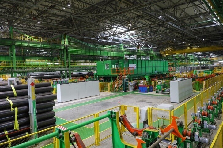 ОМК ввела в строй новый трубный цех на заводе в Нижегородской области