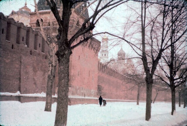Интересные снимки улиц Москвы в середине 50-х годов