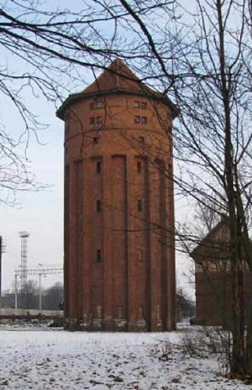Советск. Железнодорожная башня построена в 1916-м году.