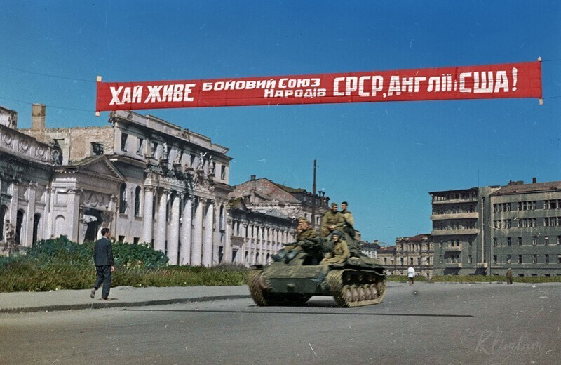 Ожившие фотографии СССР во время Великой Отечественной войны