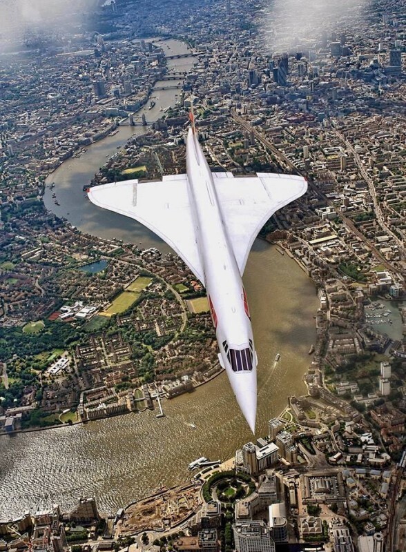 British Airways Concorde. 90-е