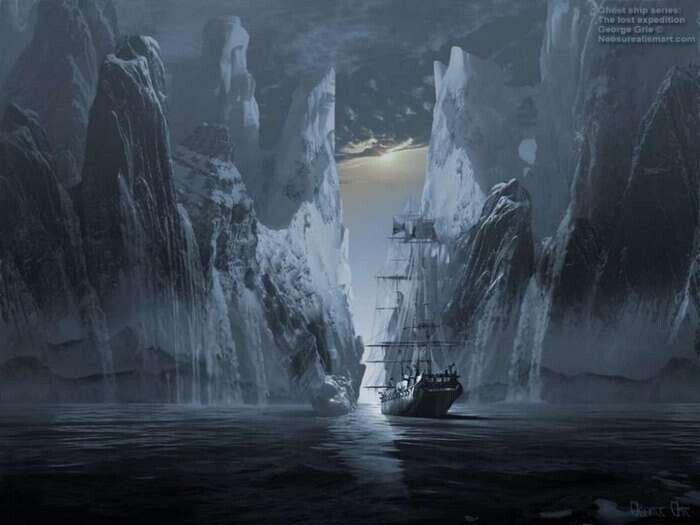 Загадка «Октавиуса»: легенда о корабле-призраке, замерзшем во льдах со всей командой