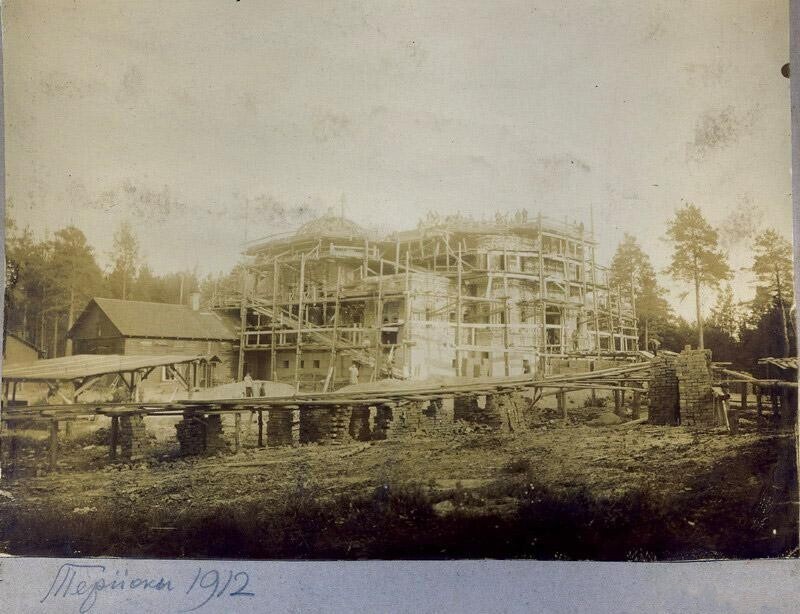 Строительство православного храма в Терийоках, 1912 г