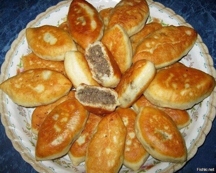Жареные пирожки с ливером