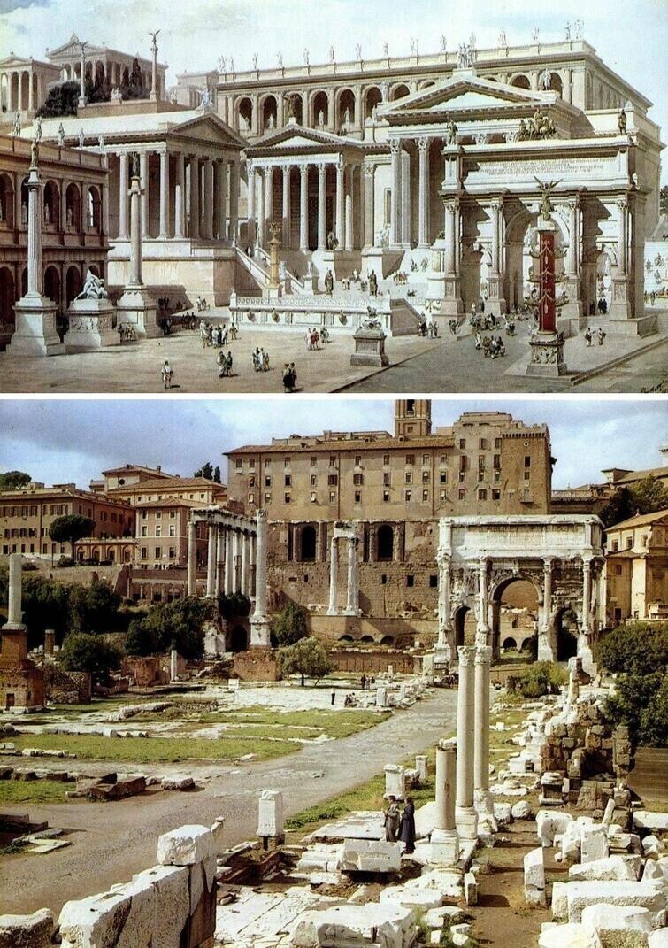 Римский форум: тогда и сейчас