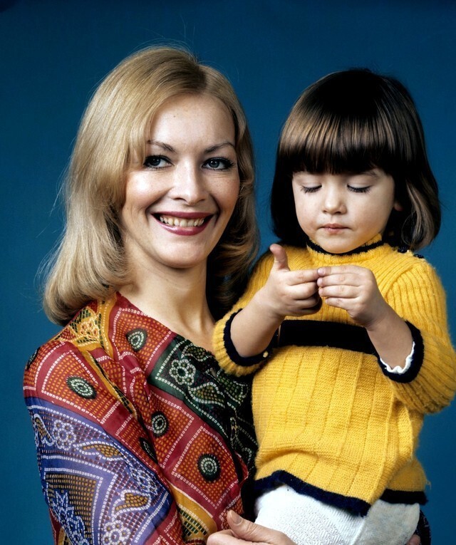 Барбара Брыльска с дочерью Барбарой Космаль