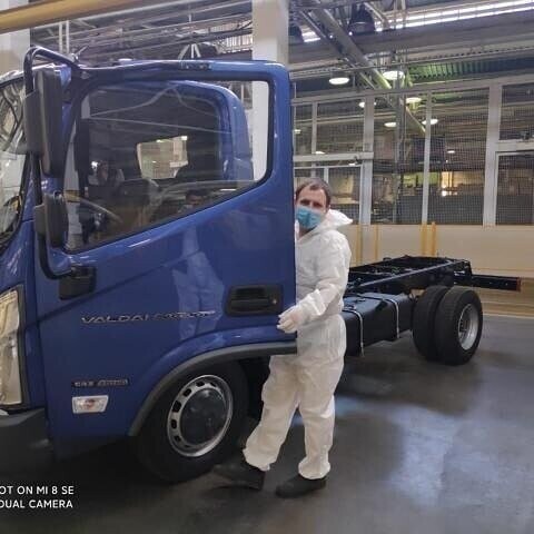 Появились шпионские фото нового грузовика «Валдай Next»