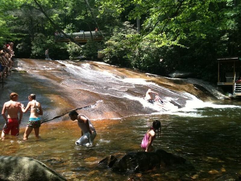 Sliding Rock, Brevard, Северная Каролина, США