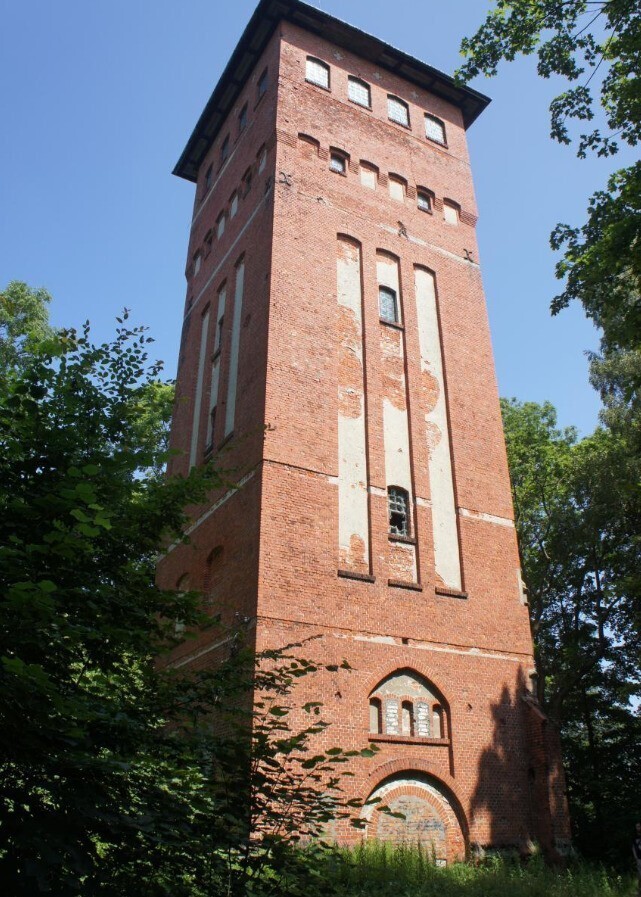 Ещё одна башня рядом со Светлогорском в Отрадном (Георгенсвальде).