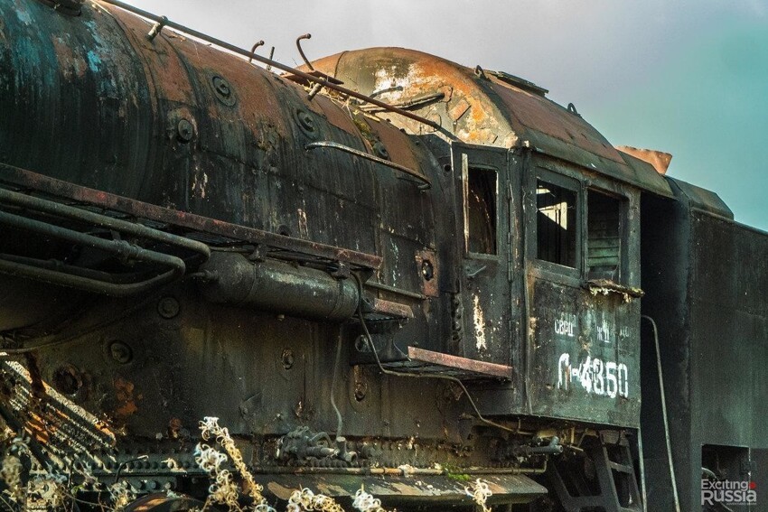 Кладбище паровозов и как утилизируют старые поезда