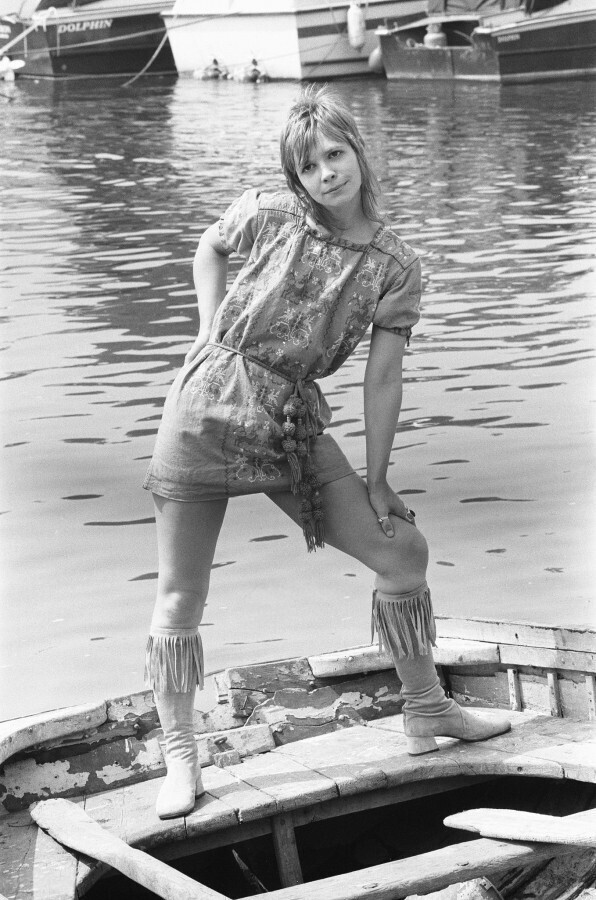 2 августа 1970 года. Начинающая австралийская актриса Кэти Мэннинг.