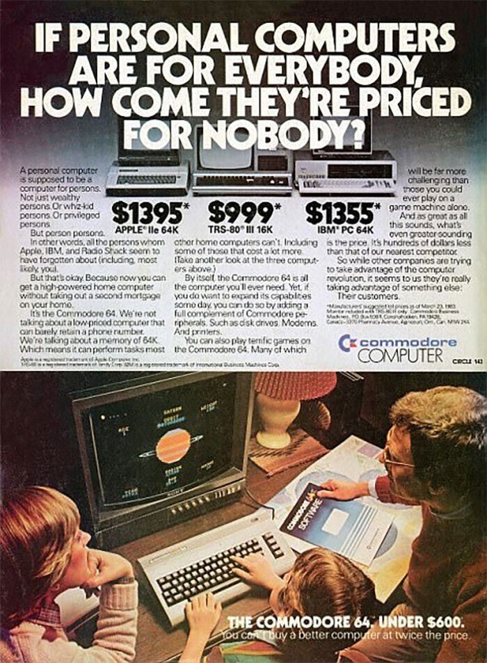 Персональный компьютер Commodore - $600