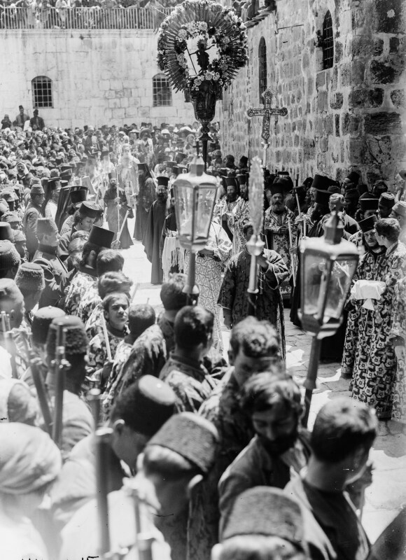 1915 год. Греческая православная процессия.
