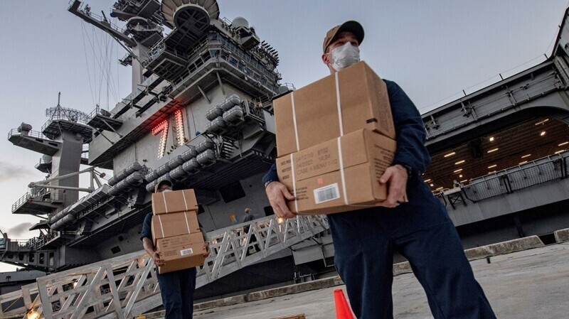Командование морских перевозок США дошло до ручки от карантинных условий