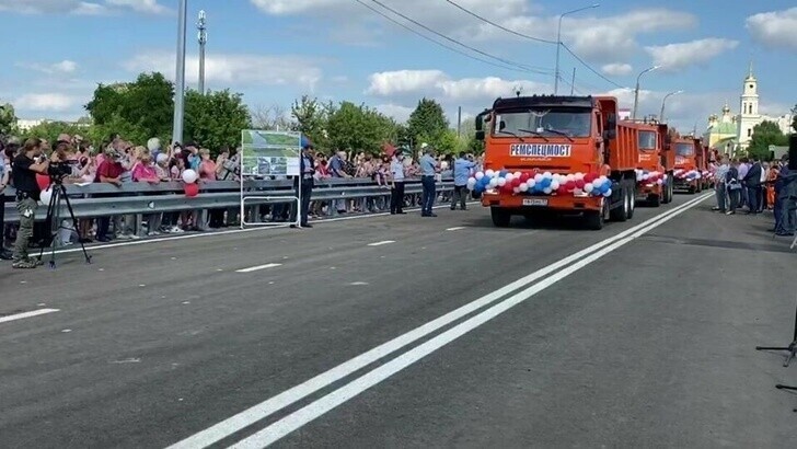 В Орле после капремонта открыли мост «Дружбы», связывающий два района города