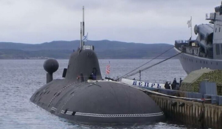 Атомная подлодка «Вепрь» вернулась в состав ВМФ после ремонта и частичной модернизации