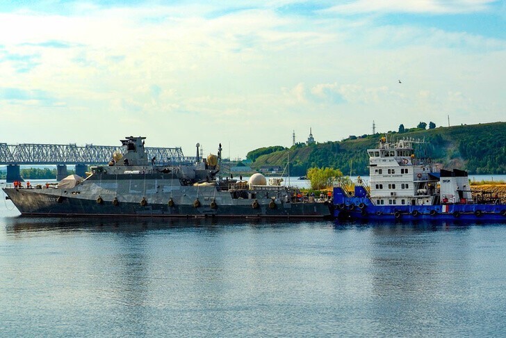 На Зеленодольском СЗ спущен на воду МРК «Грайворон» проекта 21631