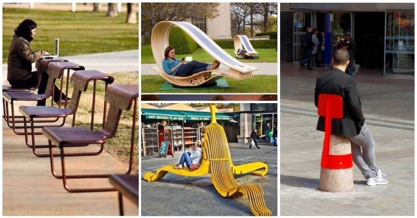 Все для людей: 20 мегакрутых оригинальных скамеек, которые должны украсить каждый город