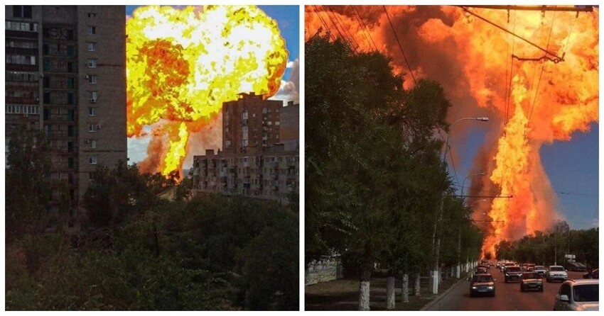 В Волгограде на АЗС прогремел мощный взрыв