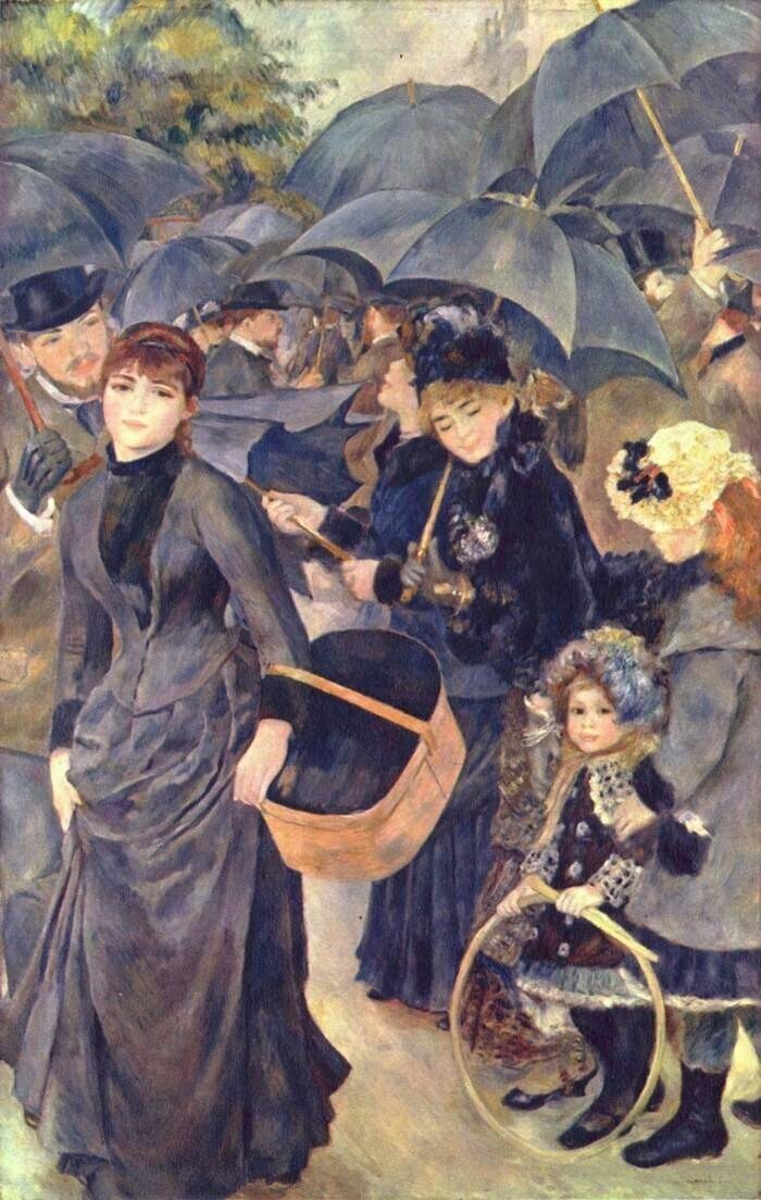Пьер Огюст Ренуар - «Зонтики», 1886