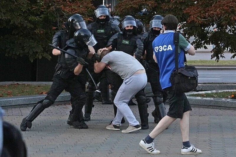 Белорусский ОМОН о протестах