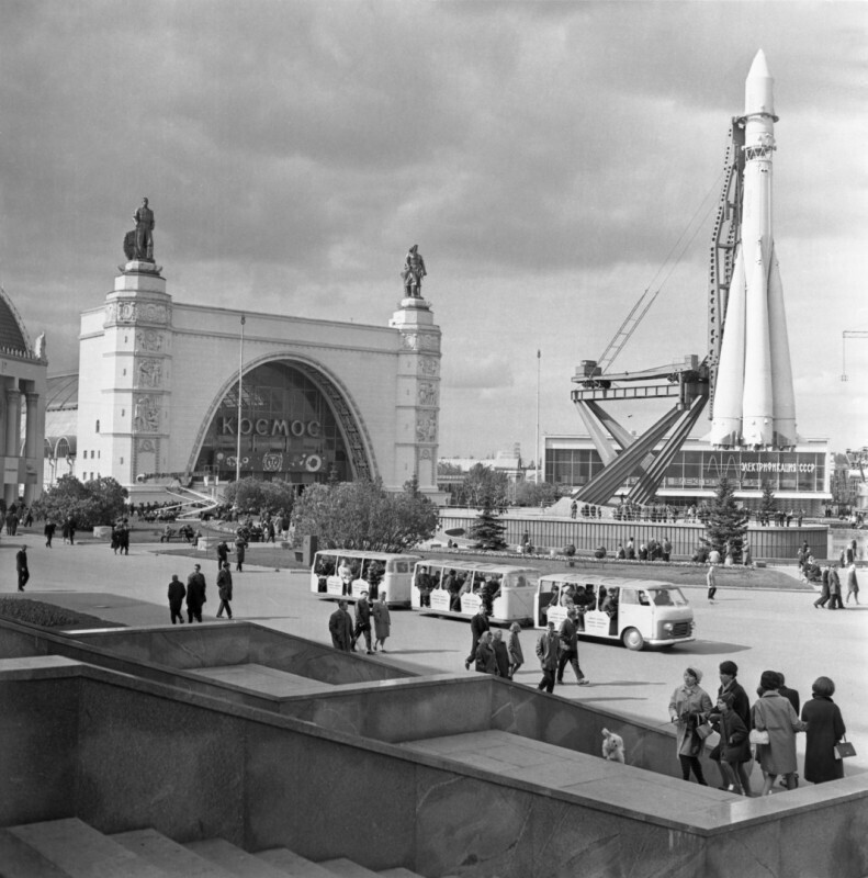 Павильон "Космос" на ВДНХ, Москва, 1970 год