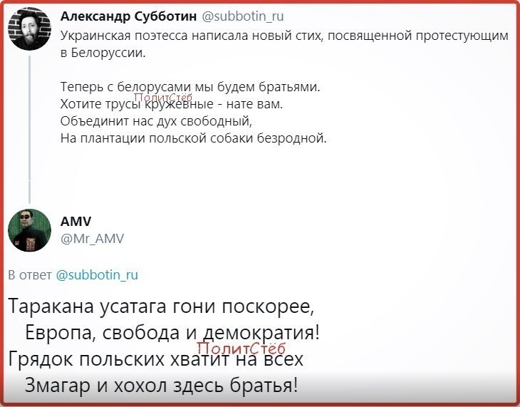 Политические комментарии из инета