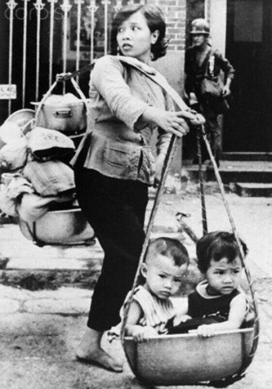 Вьетнамская беженка, 1968 год