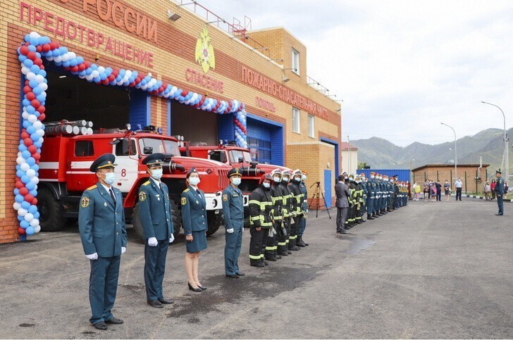 Новая пожарно-спасательная часть открылась в Республике Алтай