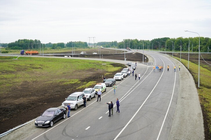 В Кемеровской области открыта первая очередь транспортного обхода города Мариинска