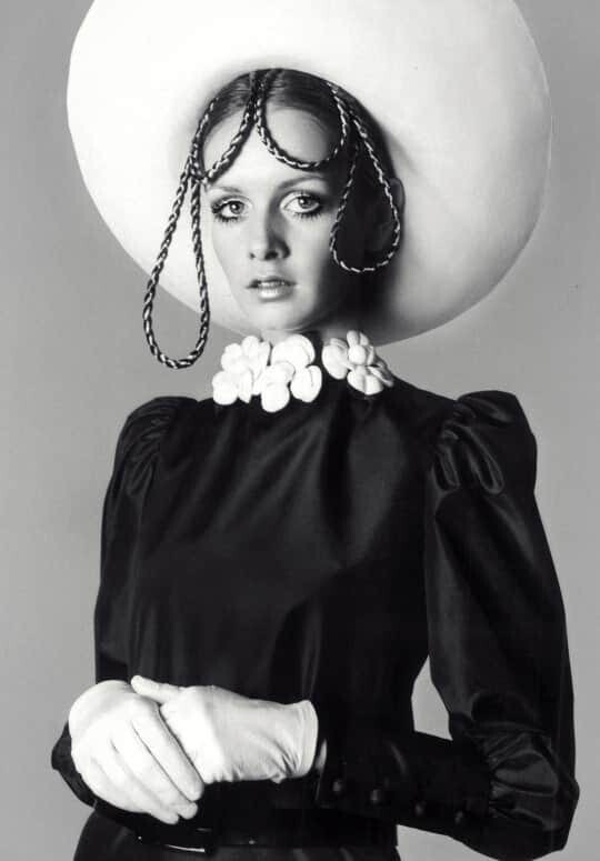 Твигги. Коллекция Dior весна-лето, 1968 год.