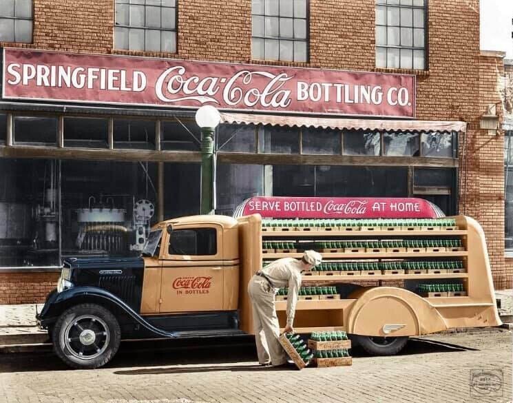 Грузовик для междугородней доставки, Спрингфилд, Иллинойс. 1936 г. 
