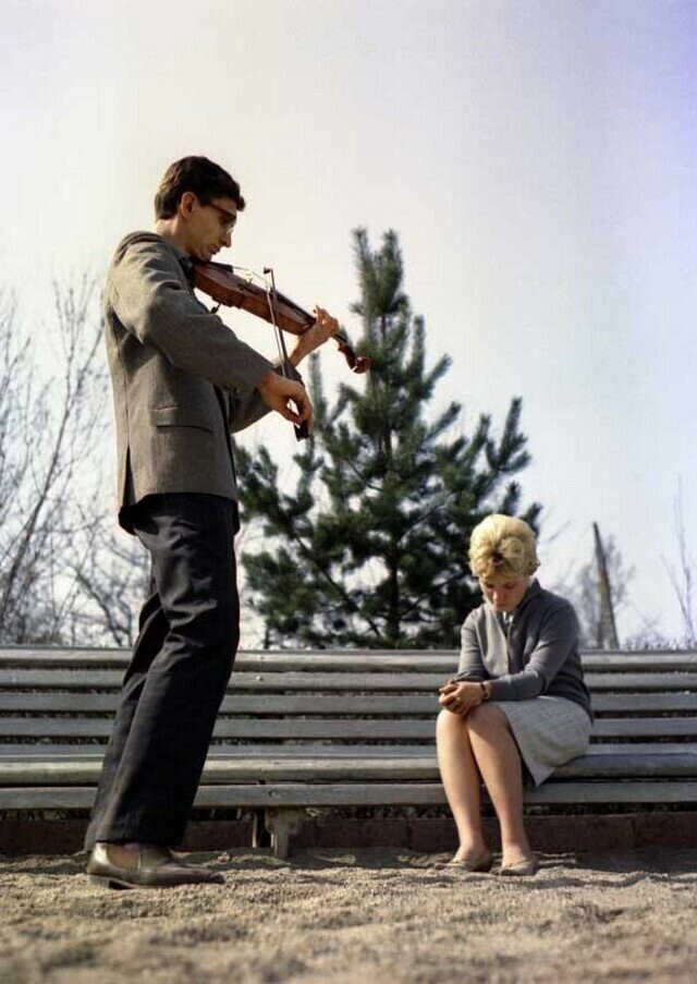 Соло для скрипки, 1962 год.