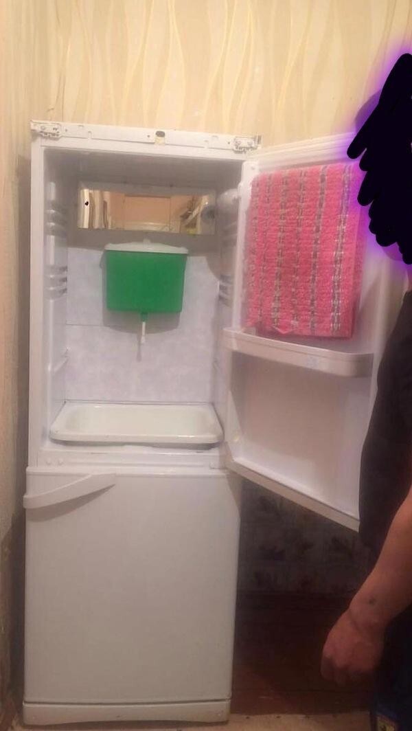 Холодильник + умывальник = хумывальник