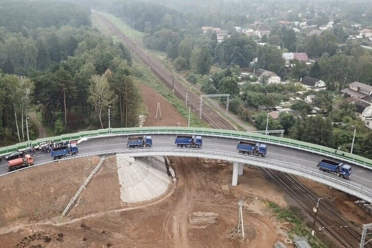 Движение по новому путепроводу открыли в подмосковной Истре