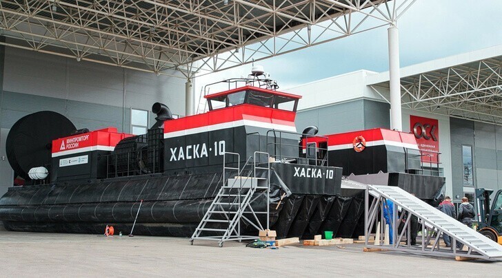 «Калашников» представил новое судно на воздушной подушке «Хаска 10»