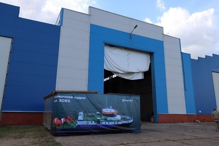 В Нижегородской области открыт судостроительный комплекс и заложено обстановочное судно проекта 3052