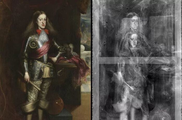 8. В портрете испанского короля Карла II нашёлся секретик