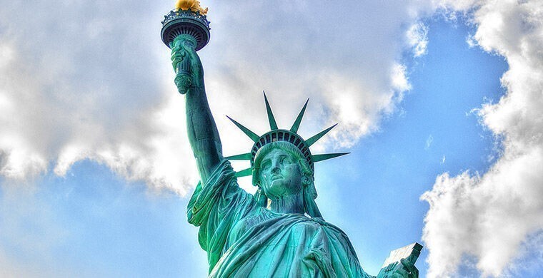  Статуя Свободы в Нью-Йорке