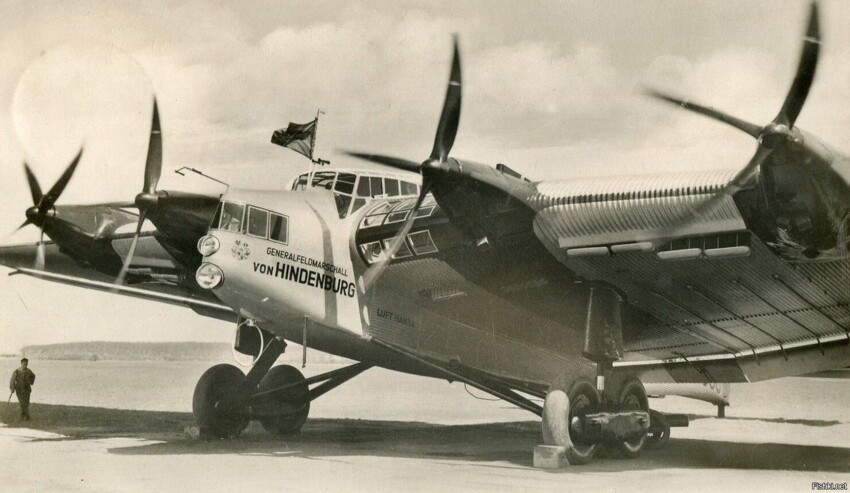 Junkers G-38 Немецкий четырёхмоторный транспортный самолет, совершивший первы...
