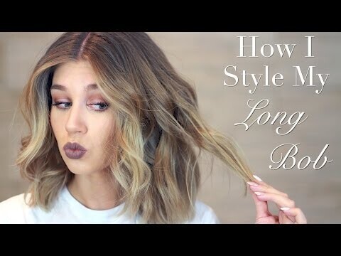 Видео-урок: модная причёска с локонами на каре средней длины