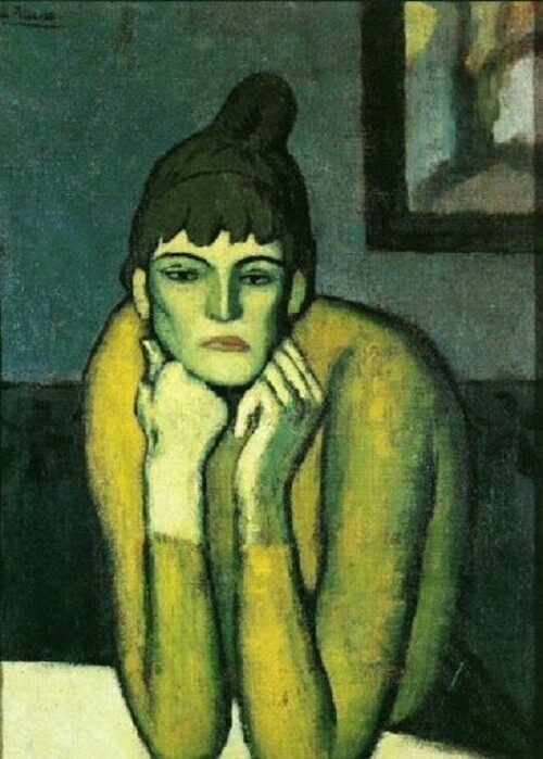 «Женщина с шиньоном». Автор: Пабло Пикассо.