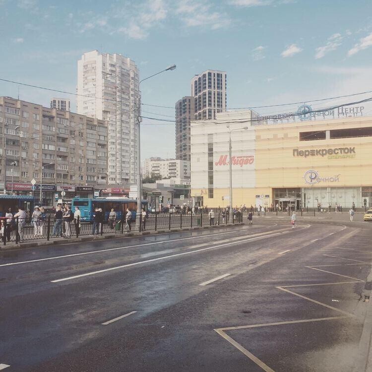 Небольшое путешествие на речной вокзал в Москве