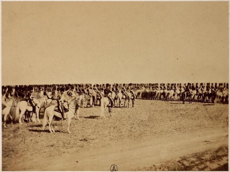 Лагерь в Шалоне: кавалерия на маневрах