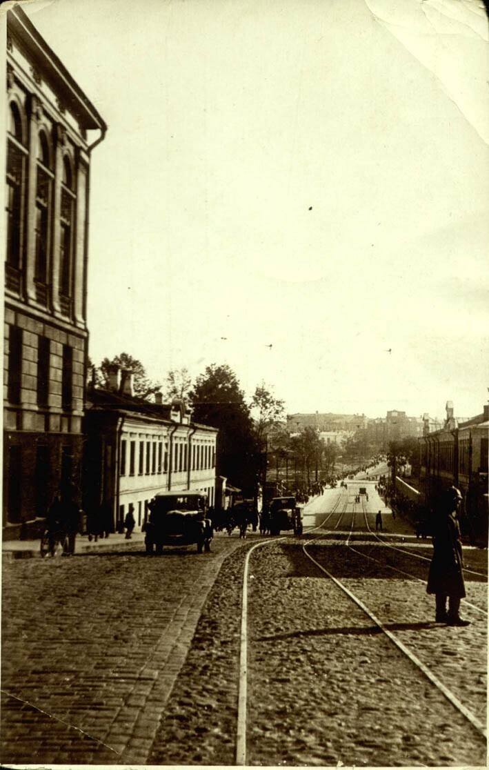 Спуск к Туляковскому мосту. 1937 г.