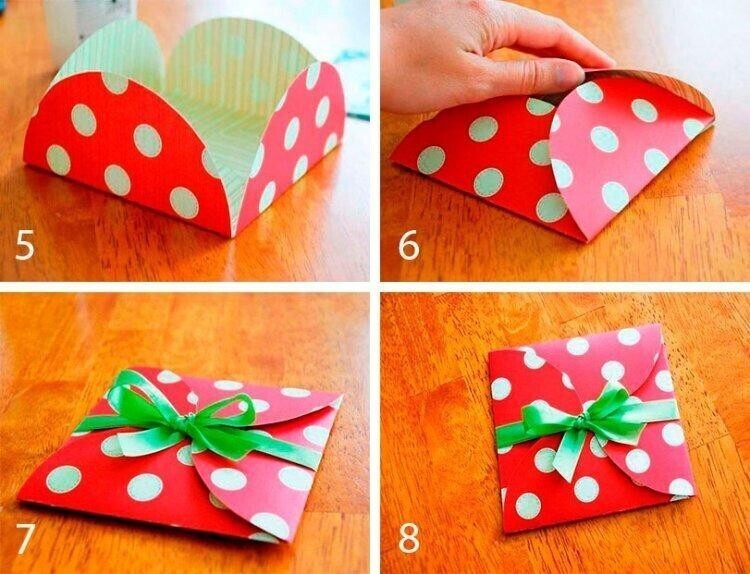 9 простых идей, как сделать конверт из бумаги А4