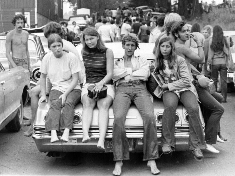 Пробка в Вудстоке, Нью-Йорк, 1969 год
